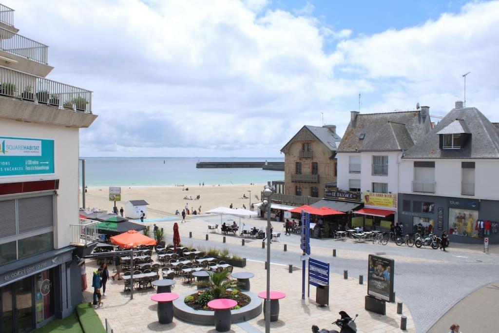 « L'Oceanix » Vue Grande Plage 2Ch Wifi Quiberon Exteriör bild