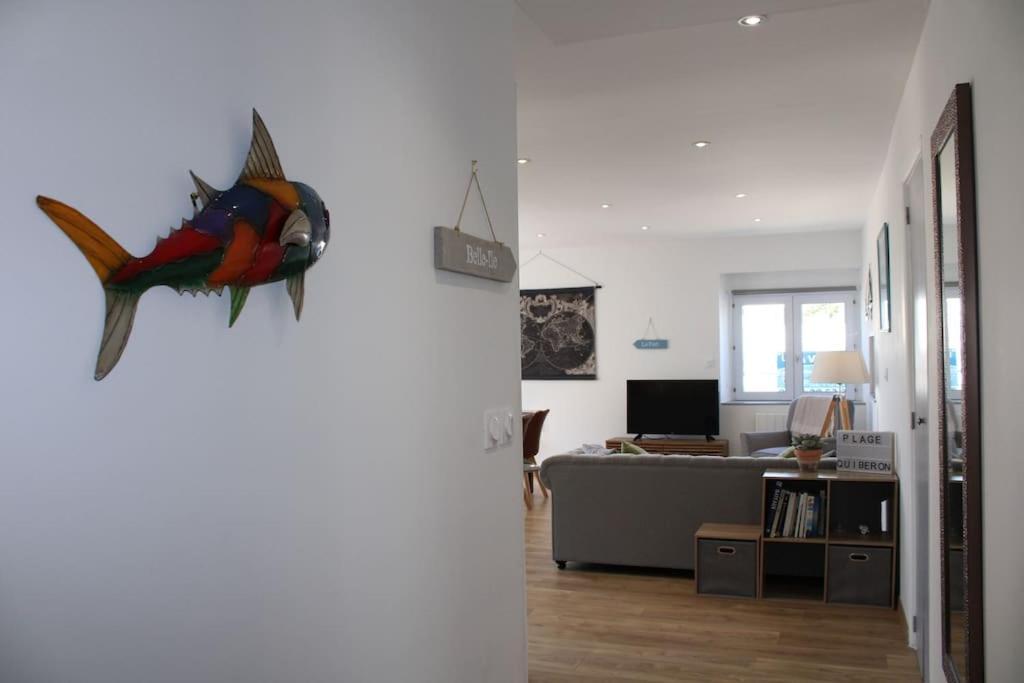 « L'Oceanix » Vue Grande Plage 2Ch Wifi Quiberon Exteriör bild